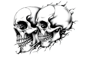 Skulls tattoo idea