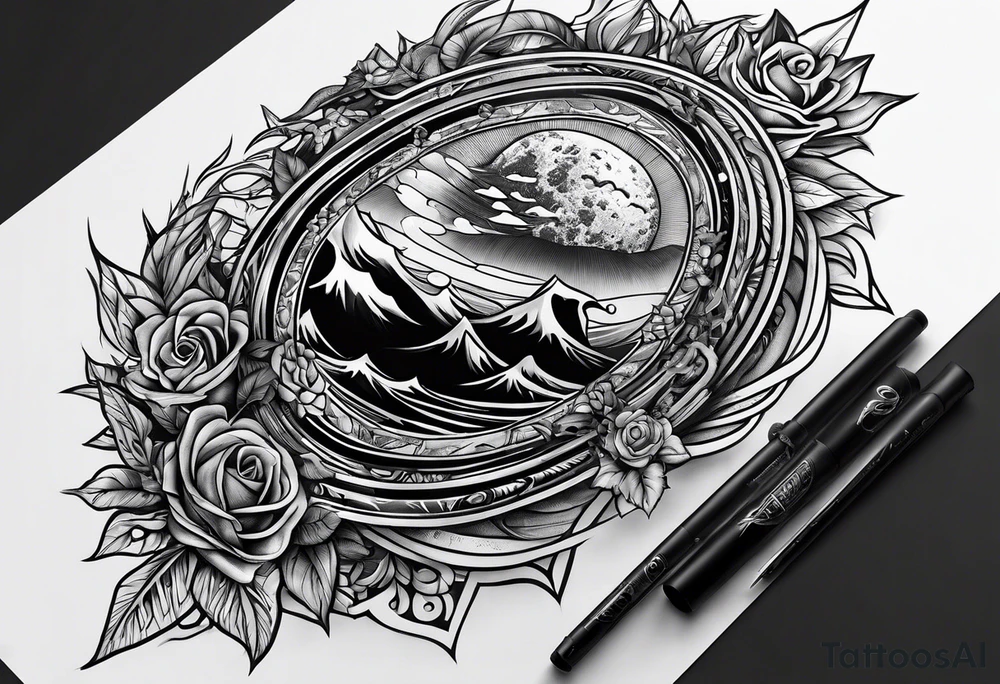 the words noahs propery tattoo idea