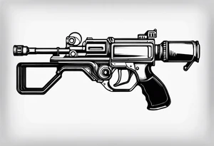 Fallout 4 gun tattoo idea