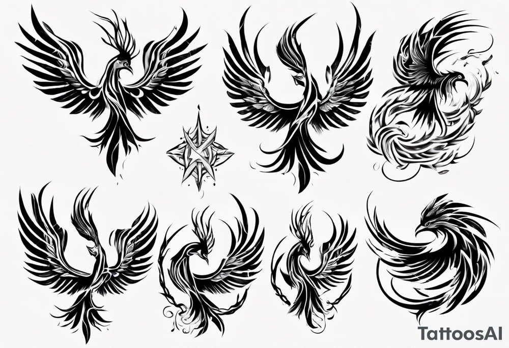 Phoenix tattoo idea