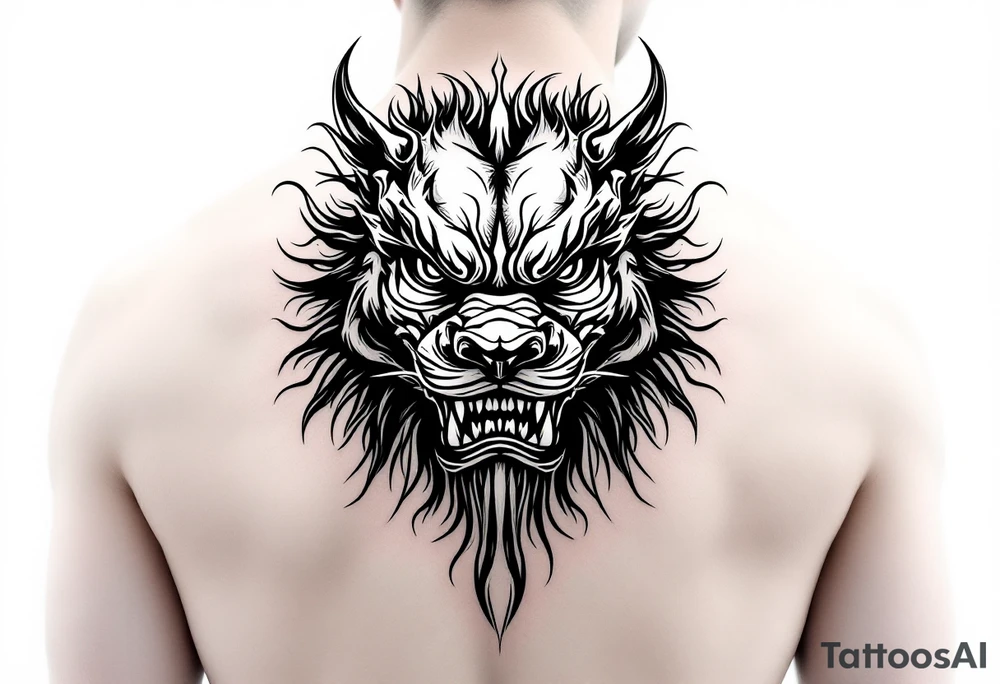Foo dog tattoo idea