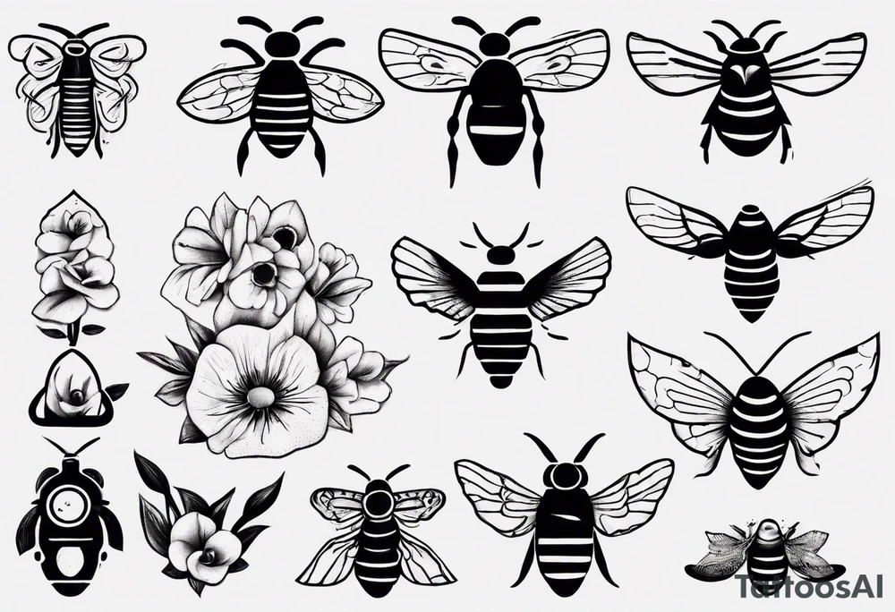 Biene tattoo idea