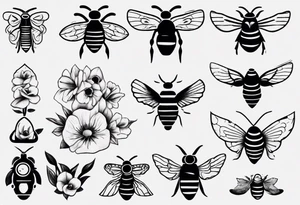 Biene tattoo idea
