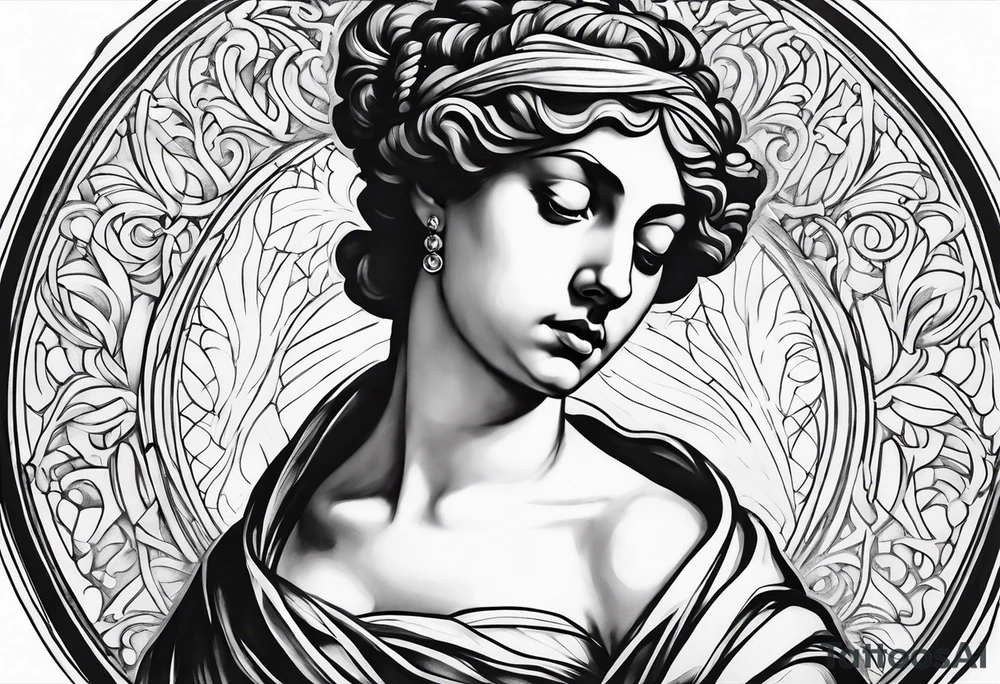 Caravaggio painting realistic tattoo tattoo idea