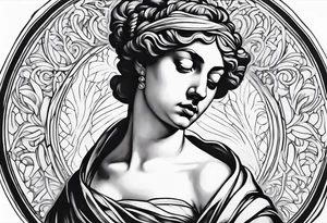 Caravaggio painting realistic tattoo tattoo idea