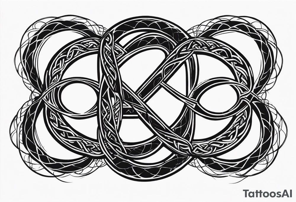 Double infinity symbol with TB5 shown once inside symbol tattoo idea Double infinity symbol with TB5 shown once inside symbol tattoo idea