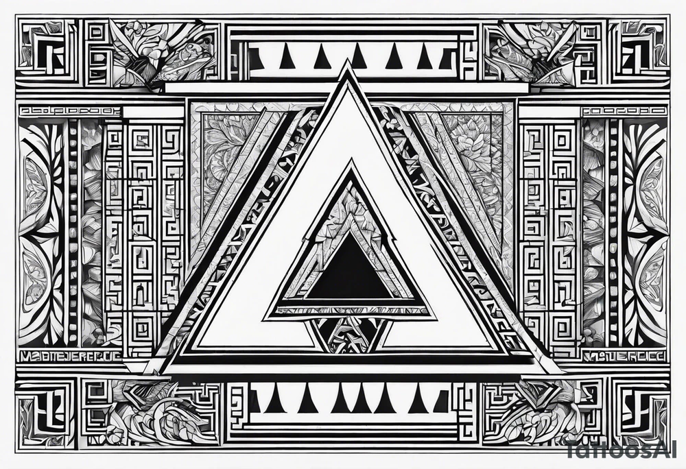 Greek letters  minimalistic tattoo idea