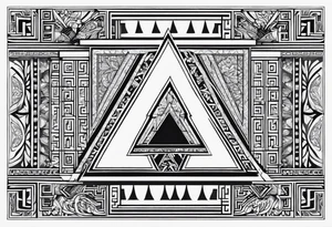 Greek letters  minimalistic tattoo idea