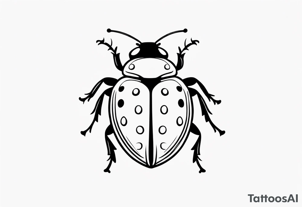 Ladybug tattoo idea