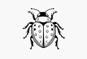 Ladybug tattoo idea