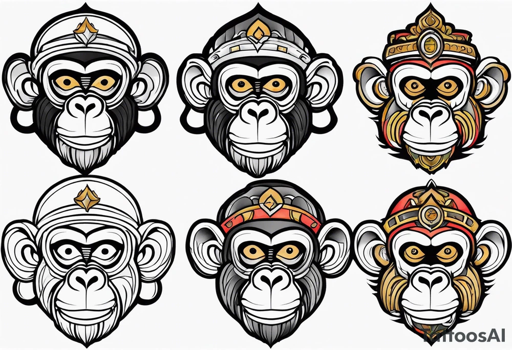 rich.  monkey tattoo idea