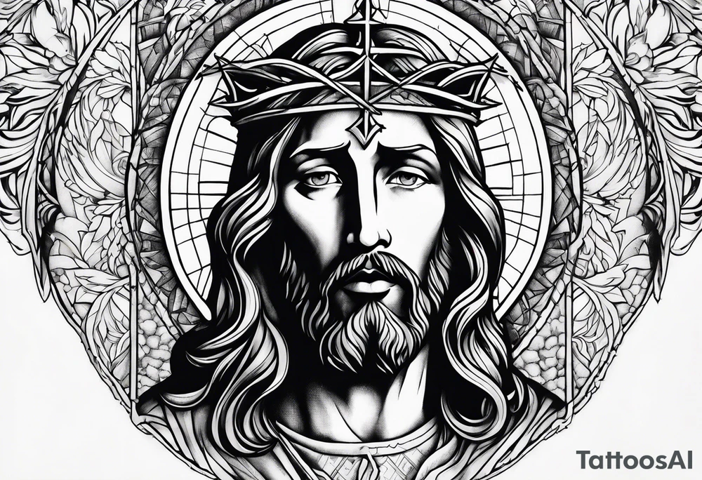 jesus resurrection tattoo idea