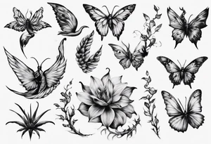 Wasser Nymphe tattoo idea