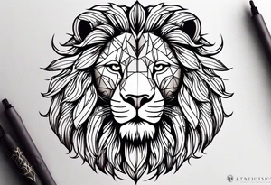Mandala moth tattoo idea