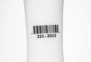 minimalist barcode with the couple’s wedding date (22 - 12 - 2012) hidden in the numbers under barcode tattoo idea