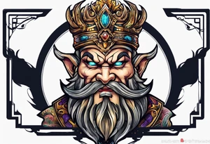 Monster tattoo idea