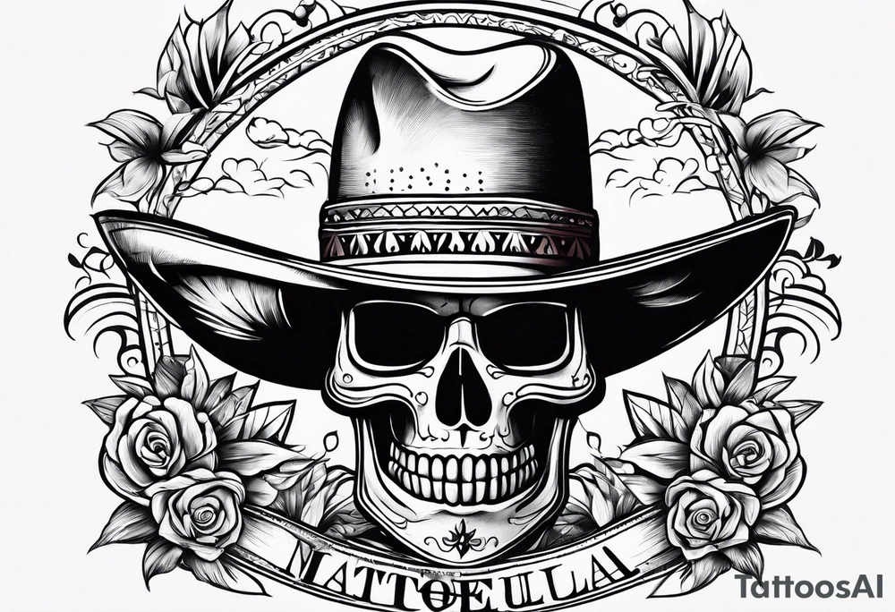 Tequila Traveling tattoo idea