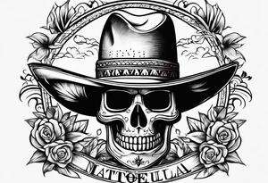 Tequila Traveling tattoo idea