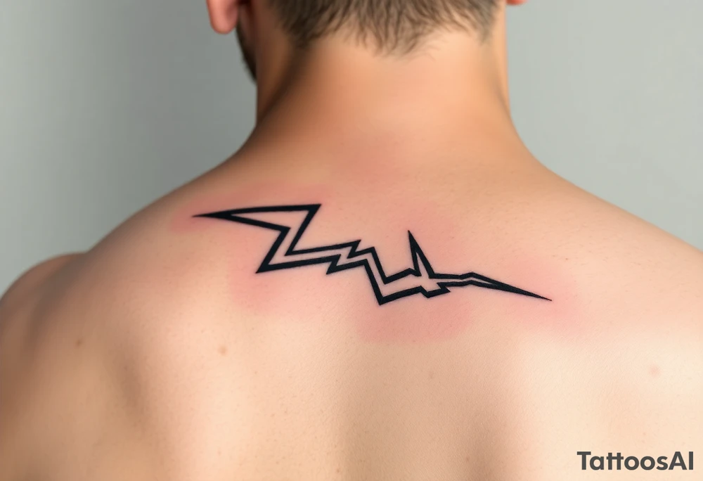 I want an idea to cover up the lightning bolt tattoo on the back of my arm that just looks like a zig zag line tattoo idea