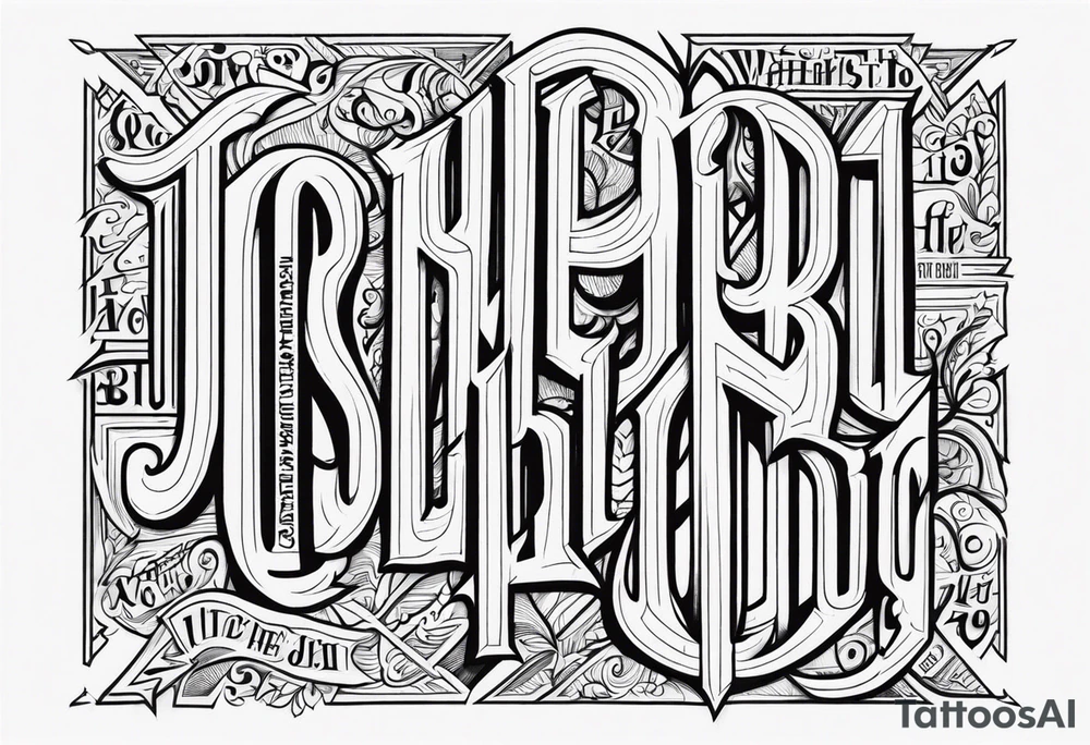 Joshua 1:9 tattoo idea