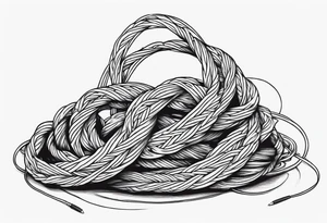 at the end of the rope tattoo idea
