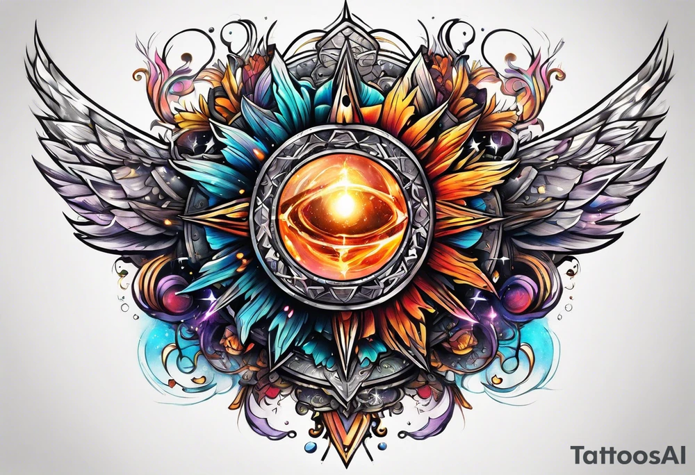 Supernova tattoo idea