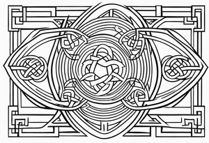 Celtic knot design. tattoo idea