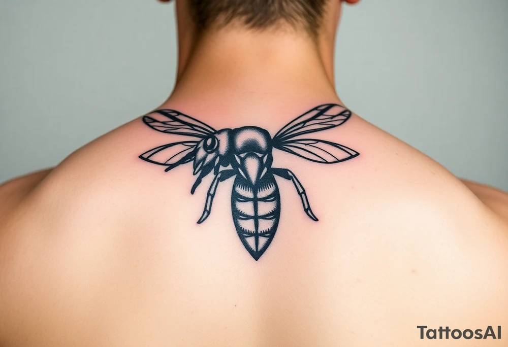 Fierce Hornet flying tattoo idea