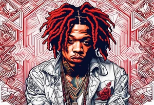 trippie red tattoo idea