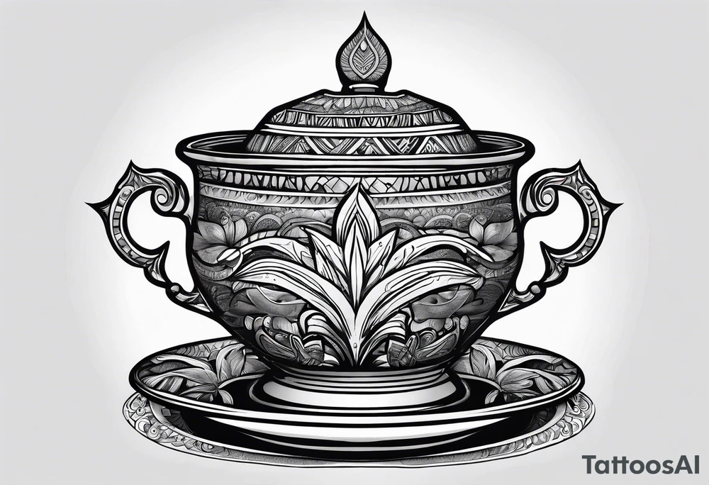 ayahuasca cup tattoo idea