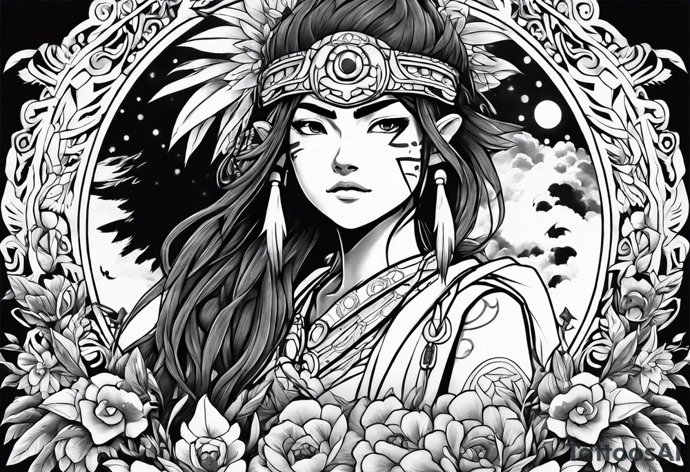 Princess momonoke tattoo idea