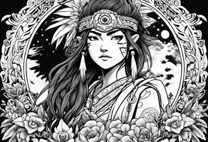Princess momonoke tattoo idea