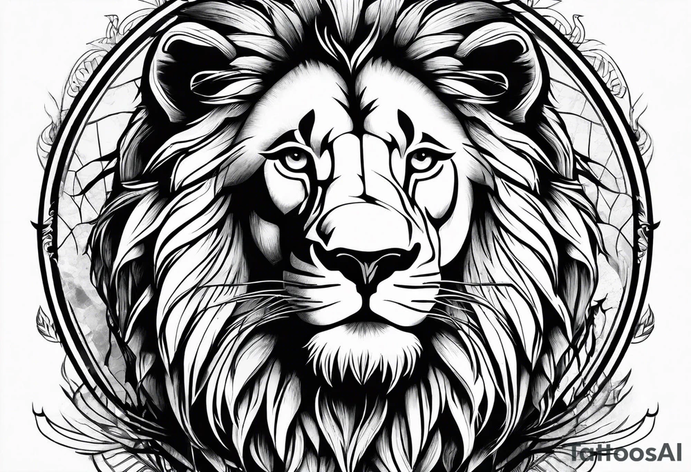 Lion from atlas tattoo idea
