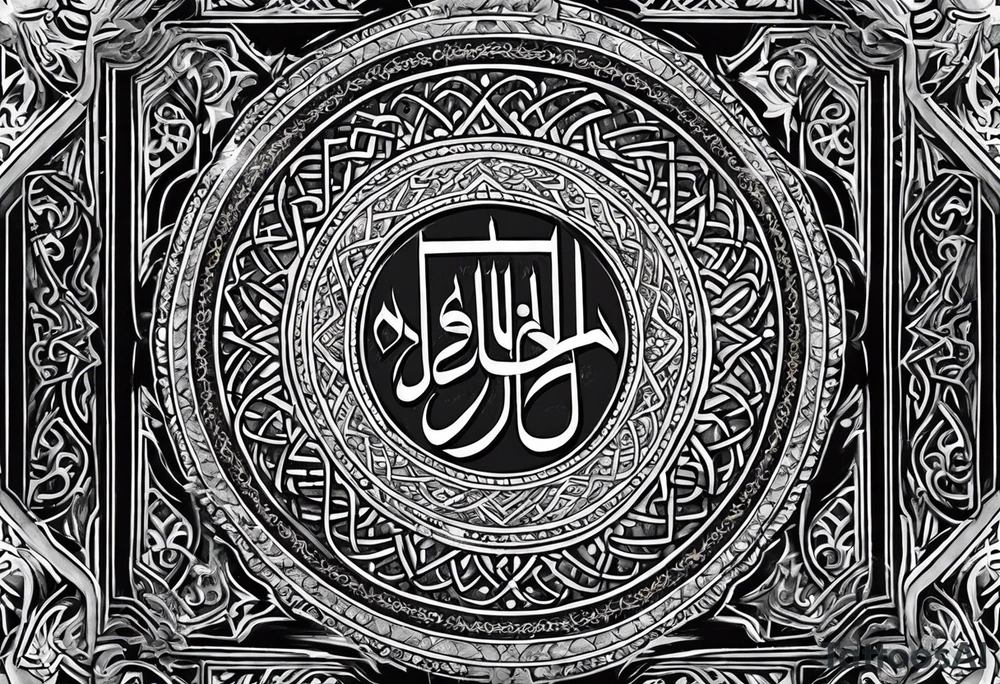 Quran tattoo tattoo idea