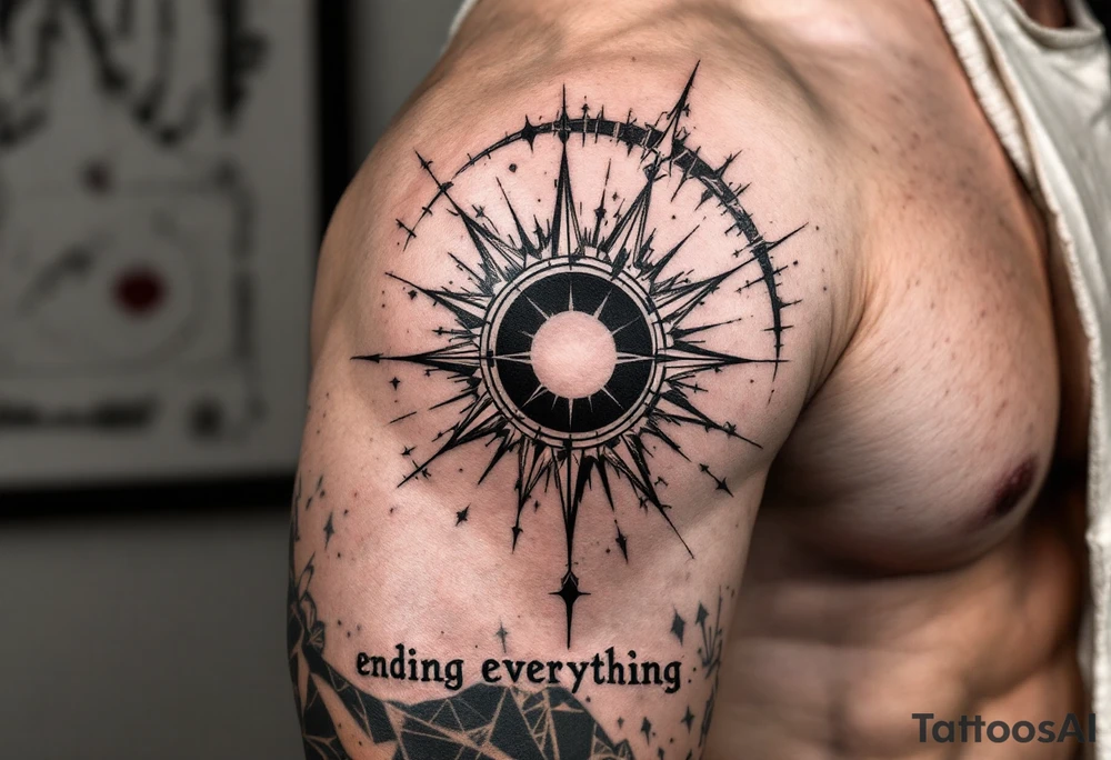 Dark Eclipse  ending everything tattoo idea