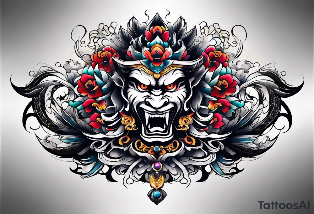 Shadow god tattoo idea