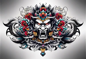 Shadow god tattoo idea