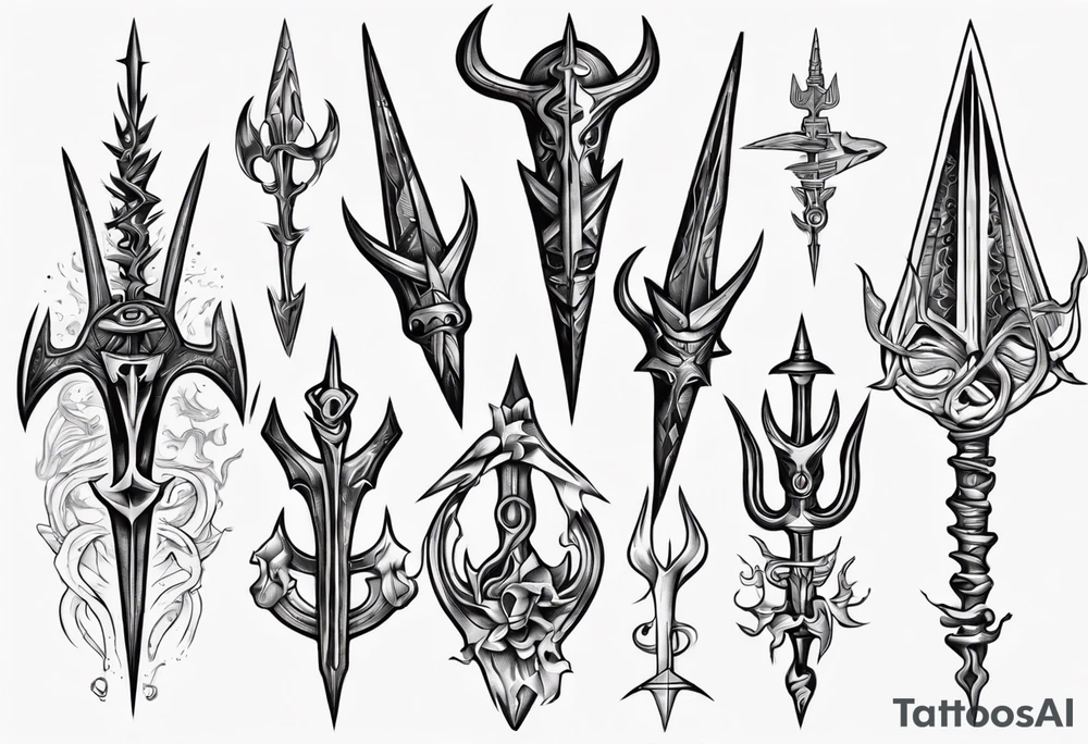 Ukrainian Trident tattoo idea