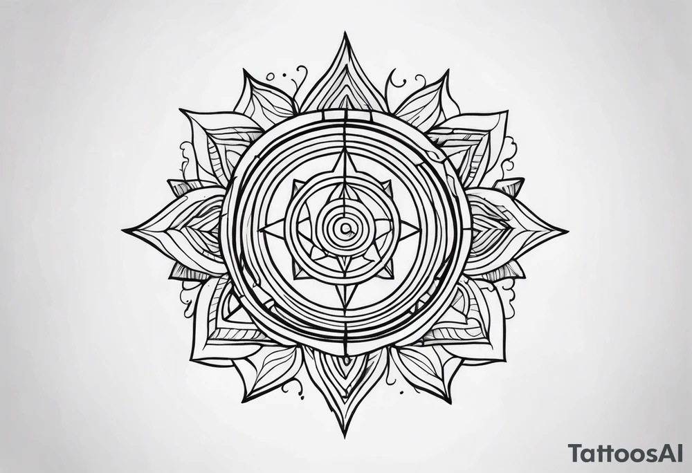 Day symbol tattoo idea