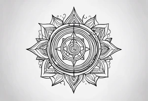 Day symbol tattoo idea
