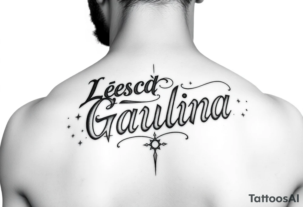 Letras Gótica 
Paulina tattoo idea