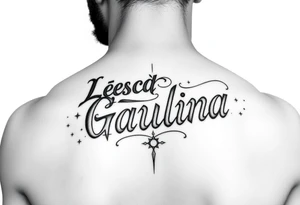 Letras Gótica 
Paulina tattoo idea