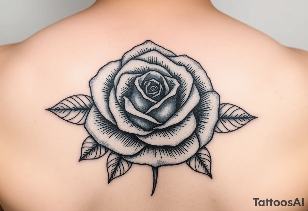 Rose tattoo idea