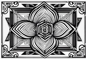 Twin flame. Make it small and minimalistic. Straight clean line border. Everything black and white minus the twin flame fire. tattoo idea