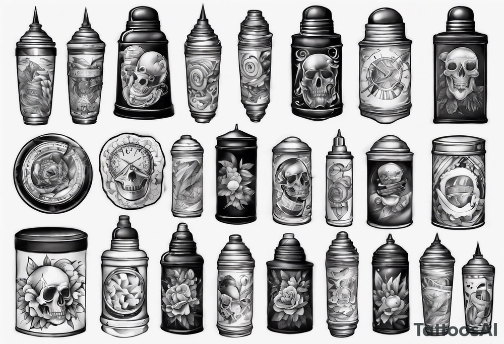 Shaker tins tattoo idea