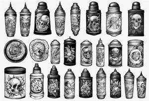 Shaker tins tattoo idea