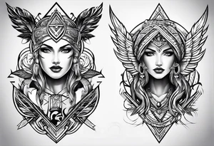 trinity know
arrow
family names tattoo idea