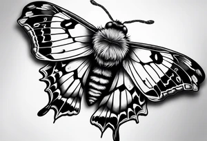 Death head moth hand tattoo tattoo idea