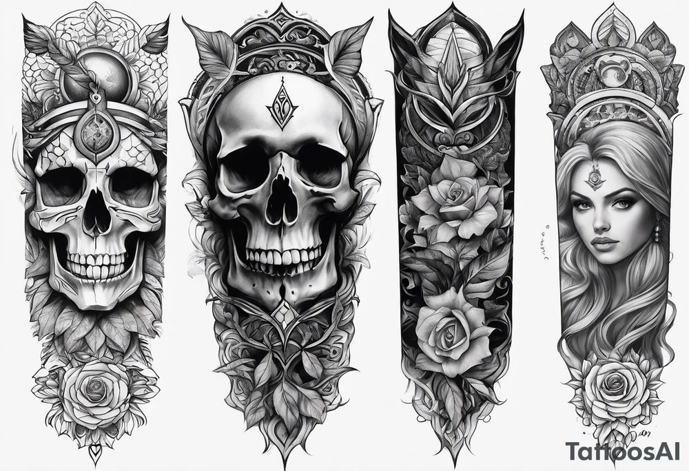 Reincarnation forearm tattoo tattoo idea