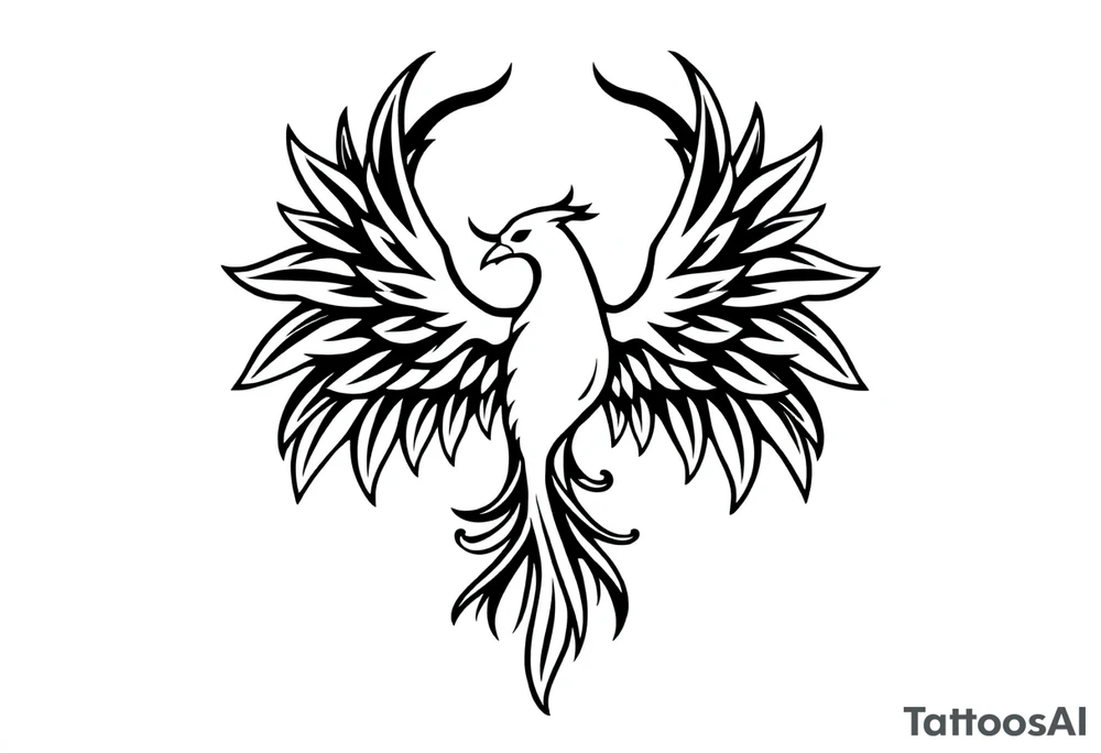 Master and phoenix tattoo idea